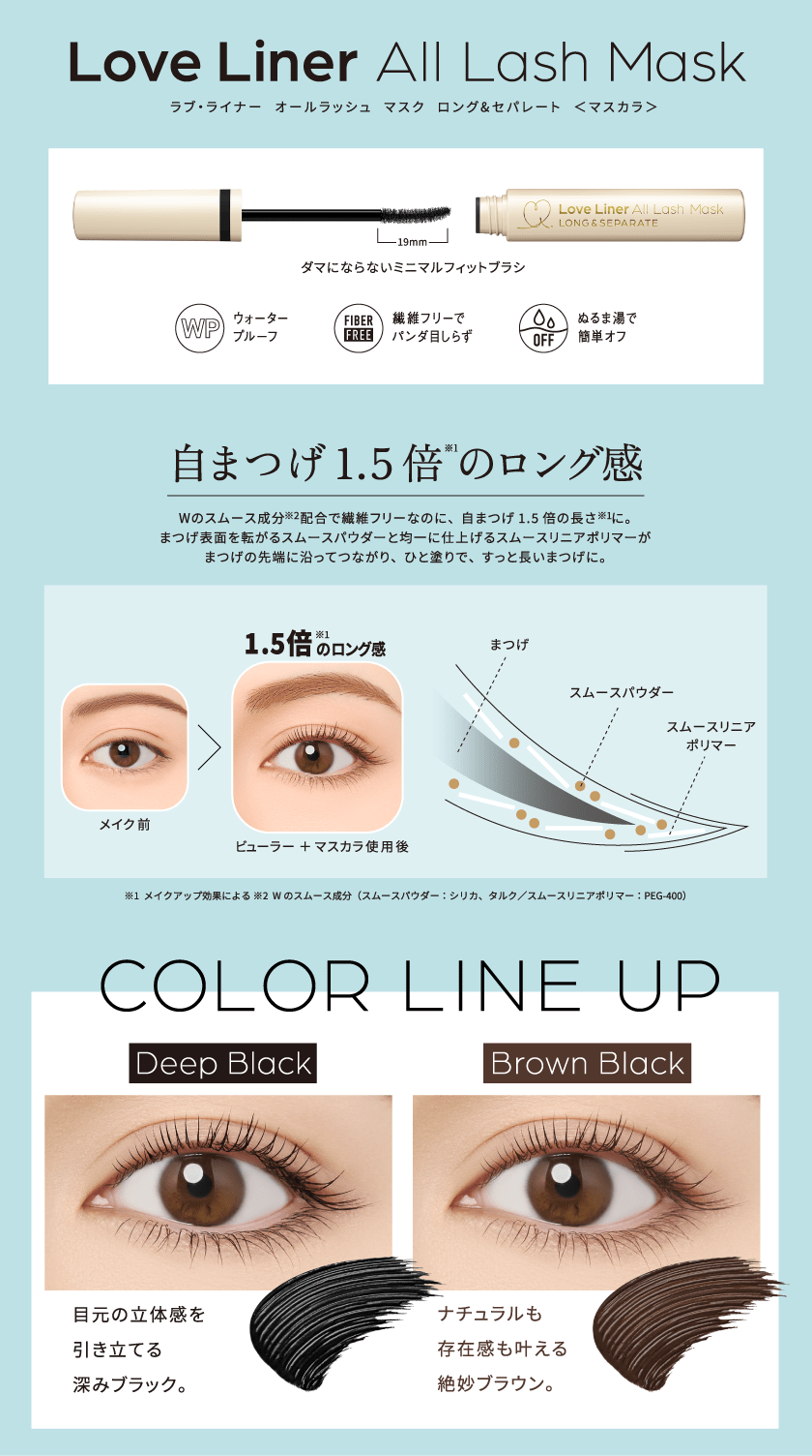 ブレイクマイケース LoveLiner ラブライナー オールラッシュマスク スペック