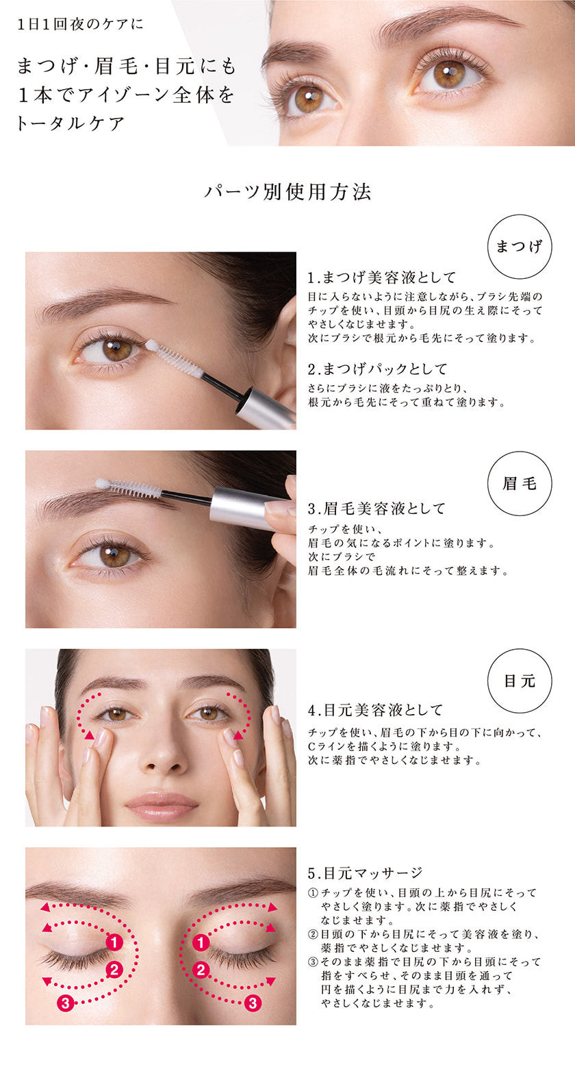 ラブ・ライナー All Lash Selumk プレミアムまつげ美容液 How to