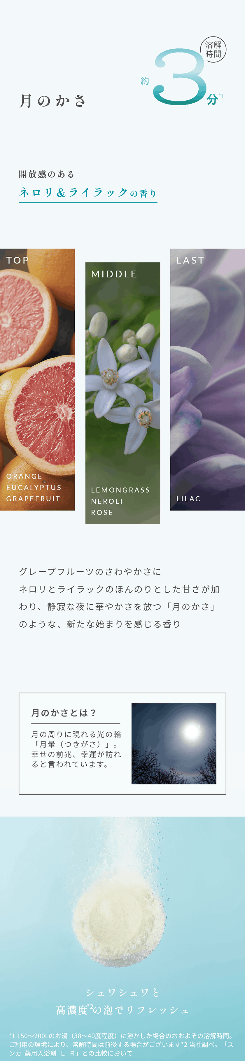 SUNCA スンカ ゼロバリー入浴剤 アソート4錠