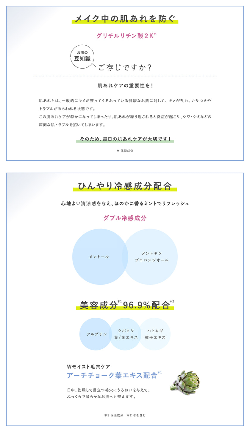 TIME SECRET フィックスミスト 仕上げ用化粧水 スペック